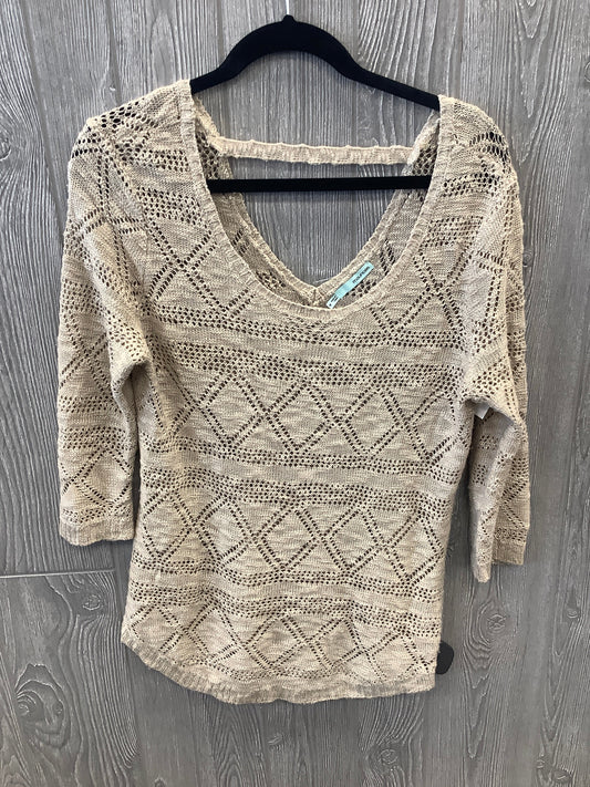 Tan Sweater Maurices, Size M