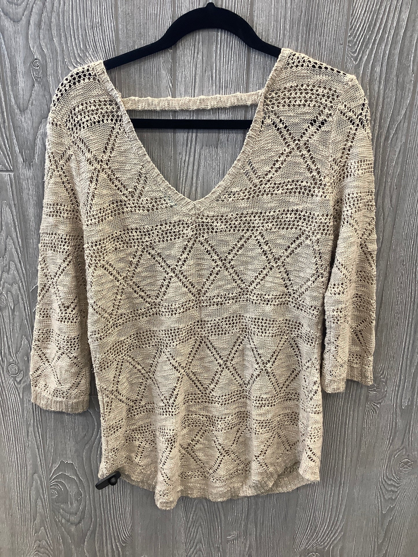 Tan Sweater Maurices, Size M