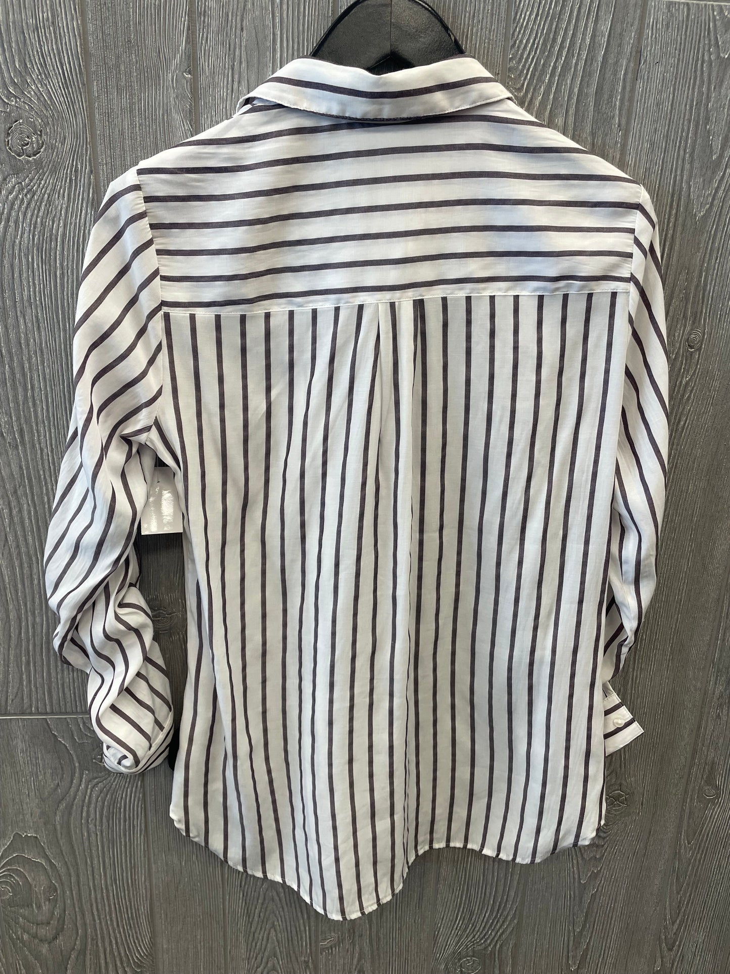 Striped Pattern Top Long Sleeve Express, Size S