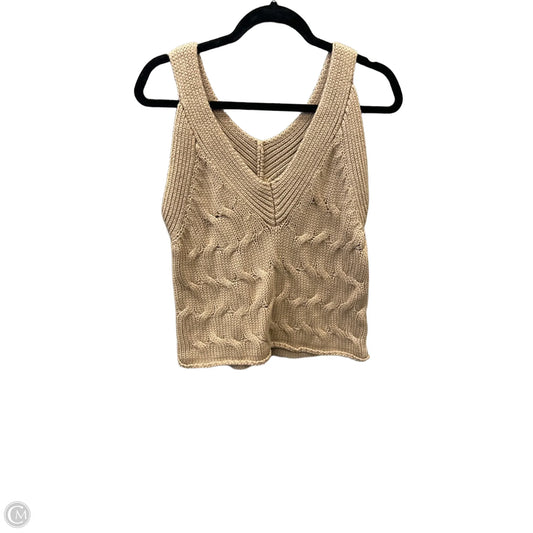 Vest Sweater By Promesa In Brown, Size: S