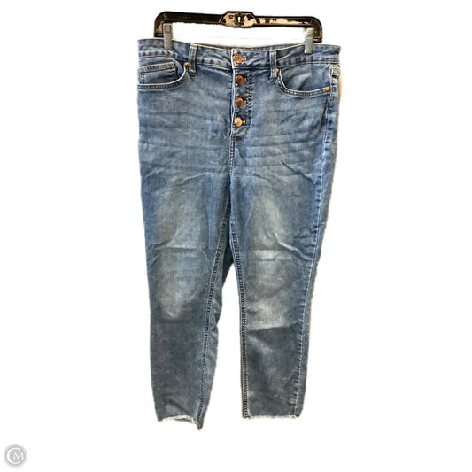 Jeans Skinny By Lc Lauren Conrad In Blue Denim, Size: 14