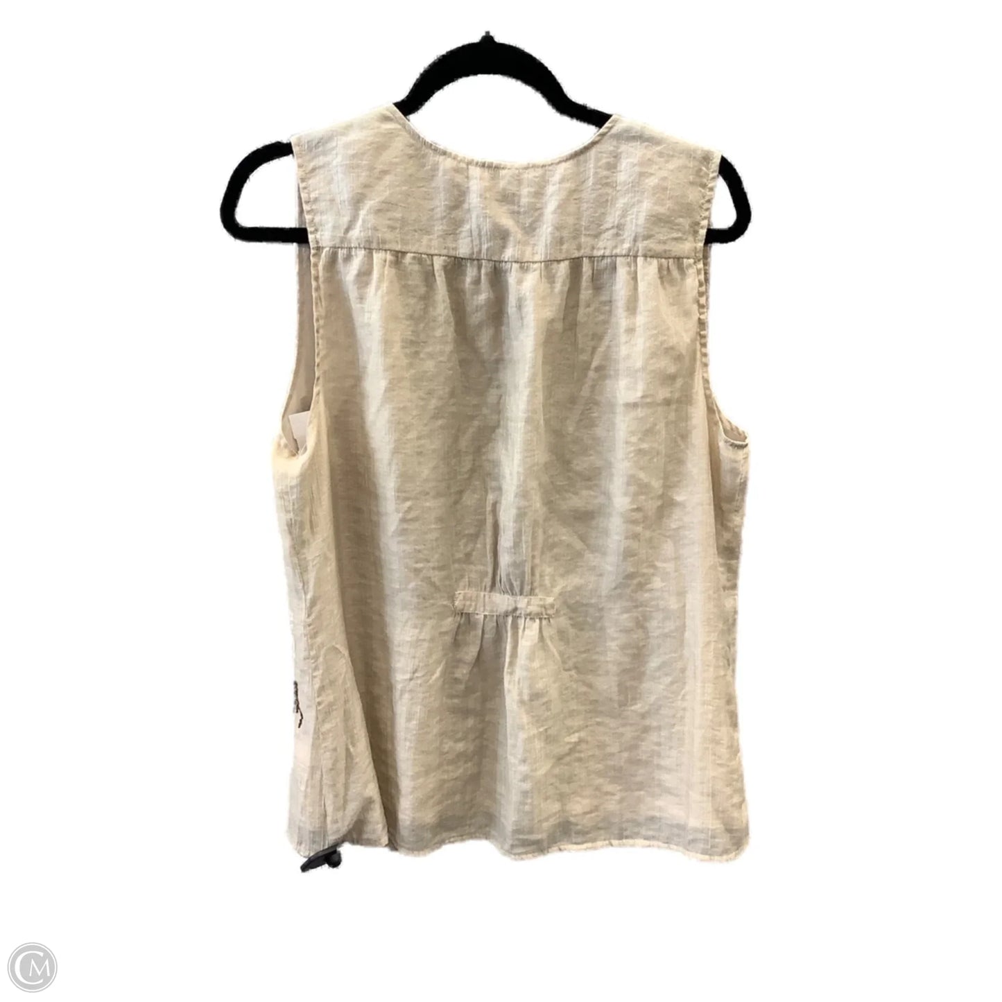 Vest Other By Coldwater Creek In Tan, Size: S