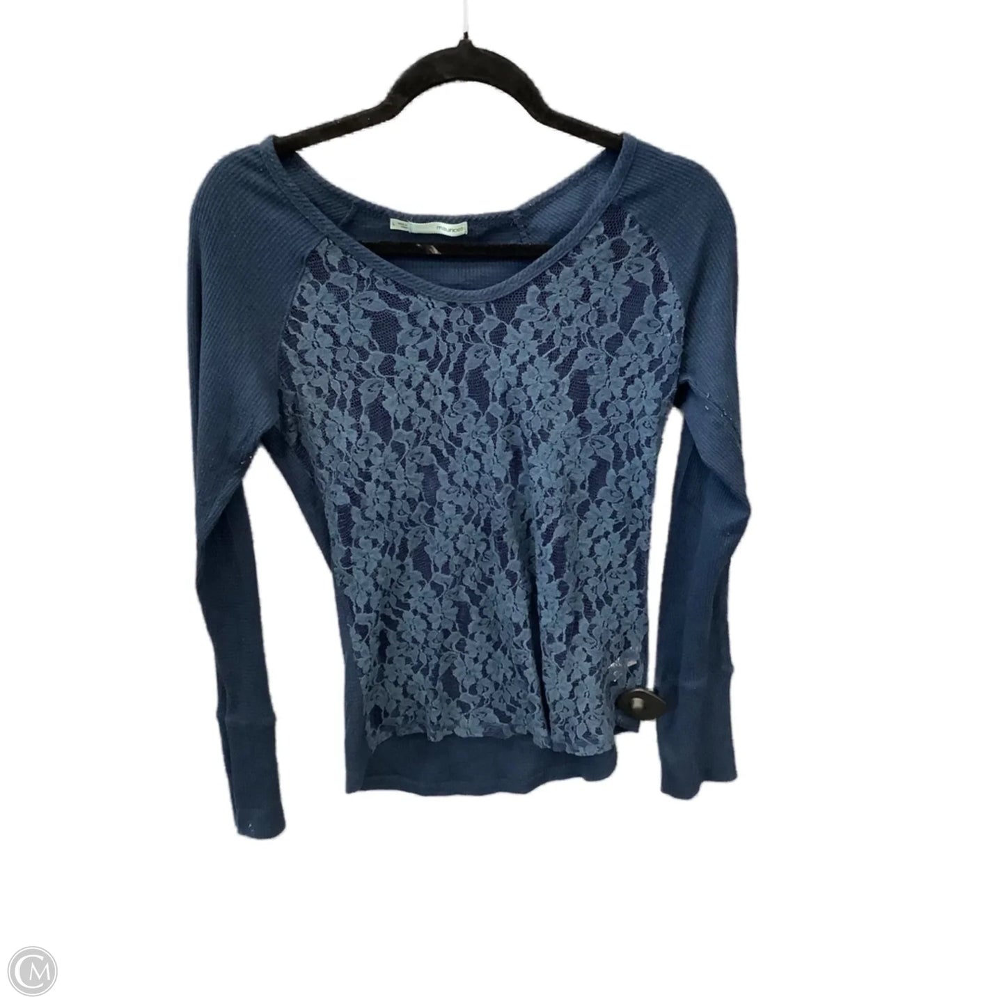 Top Long Sleeve By Maurices In Navy, Size: L