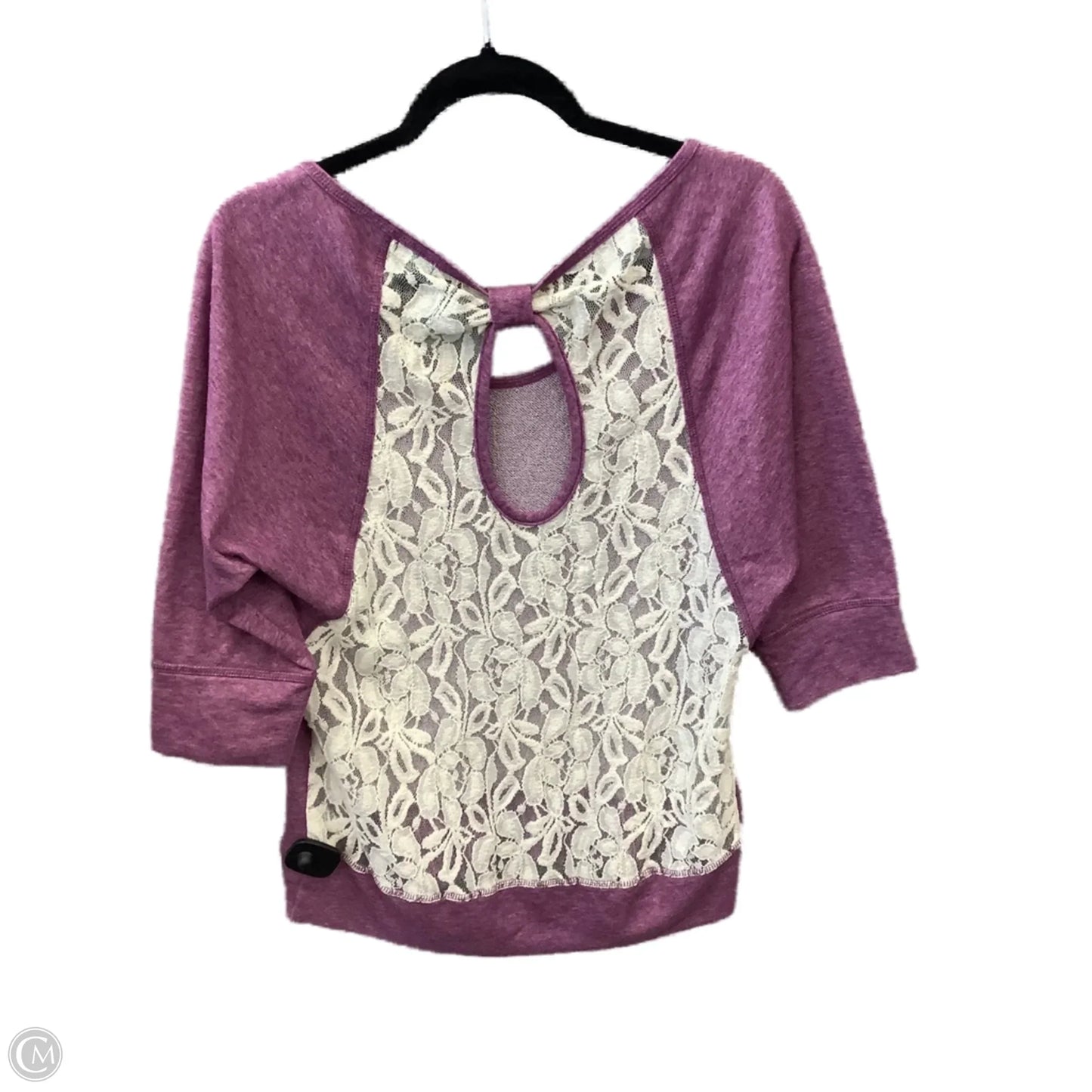 Sweatshirt Collar By Maurices In Purple, Size: M