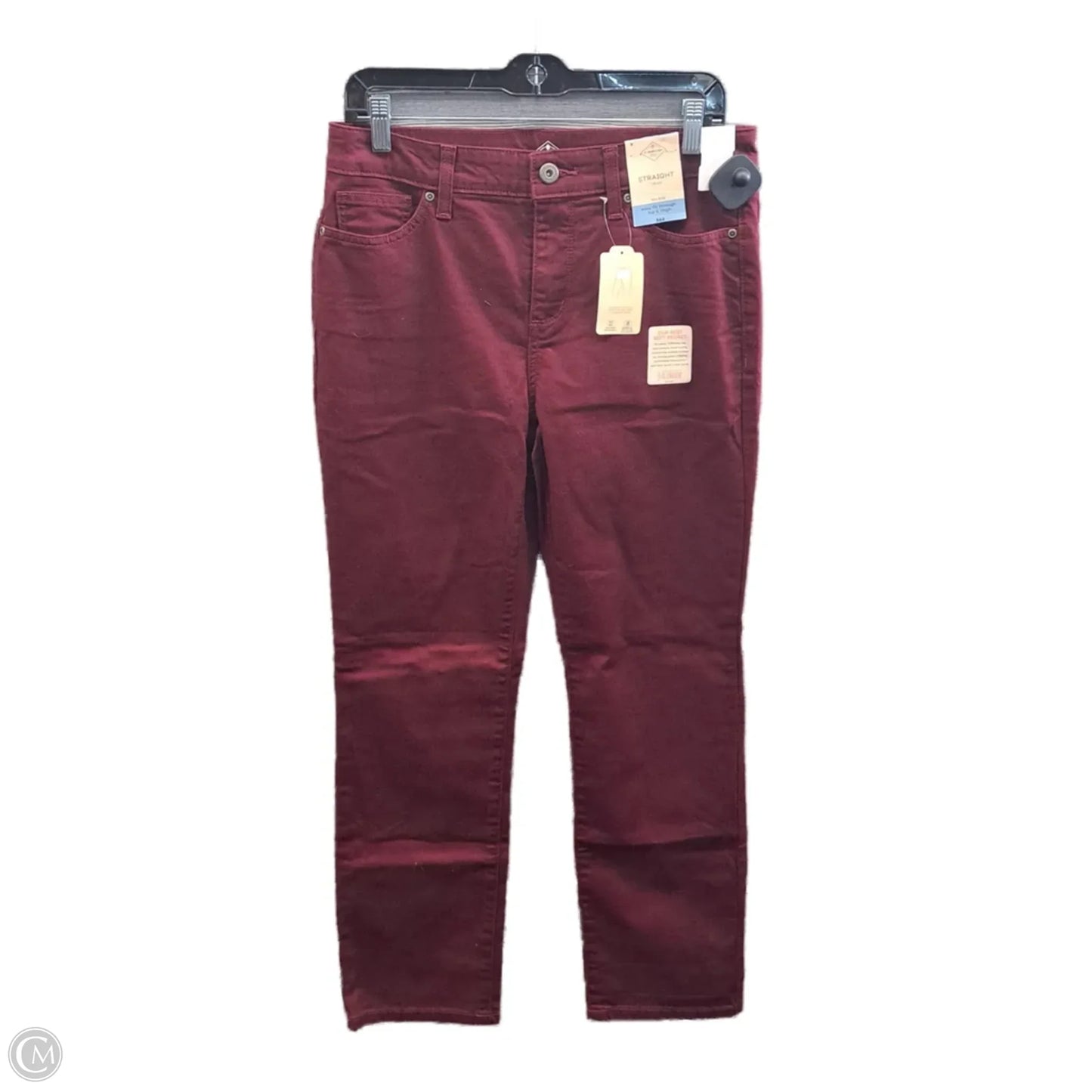 Jeans Skinny By St Johns Bay In Red, Size: 8