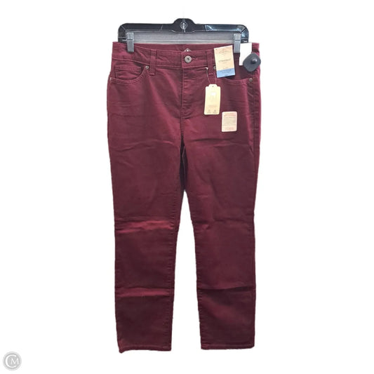 Jeans Skinny By St Johns Bay In Red, Size: 8