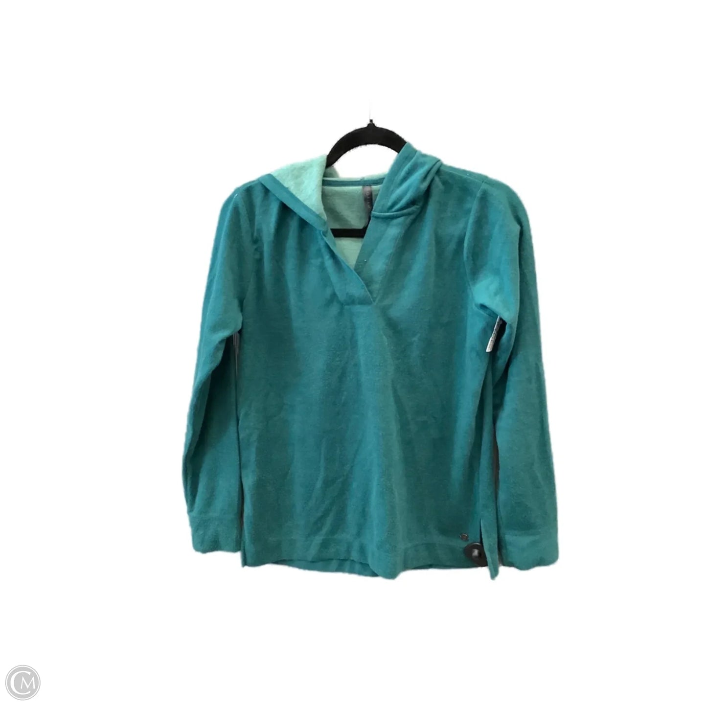 Sweatshirt Hoodie By Gaiam In Green, Size: S