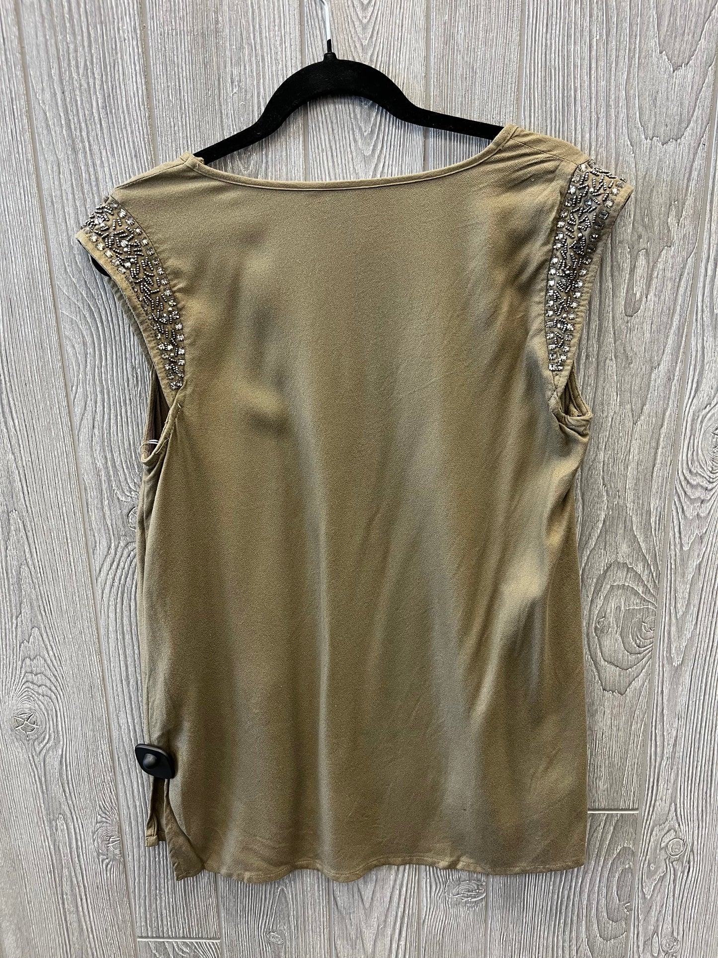 Green Top Sleeveless New York And Co, Size M
