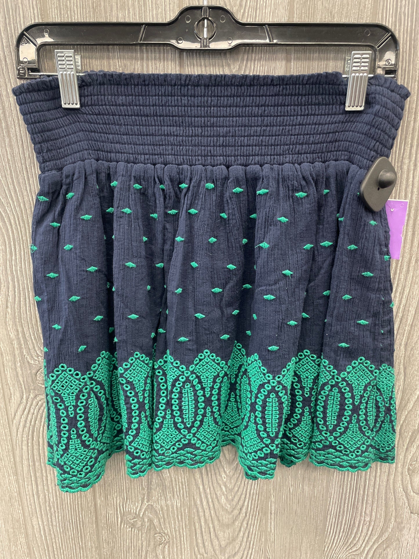 Skirt Mini & Short By J. Crew In Blue & Green, Size: 4