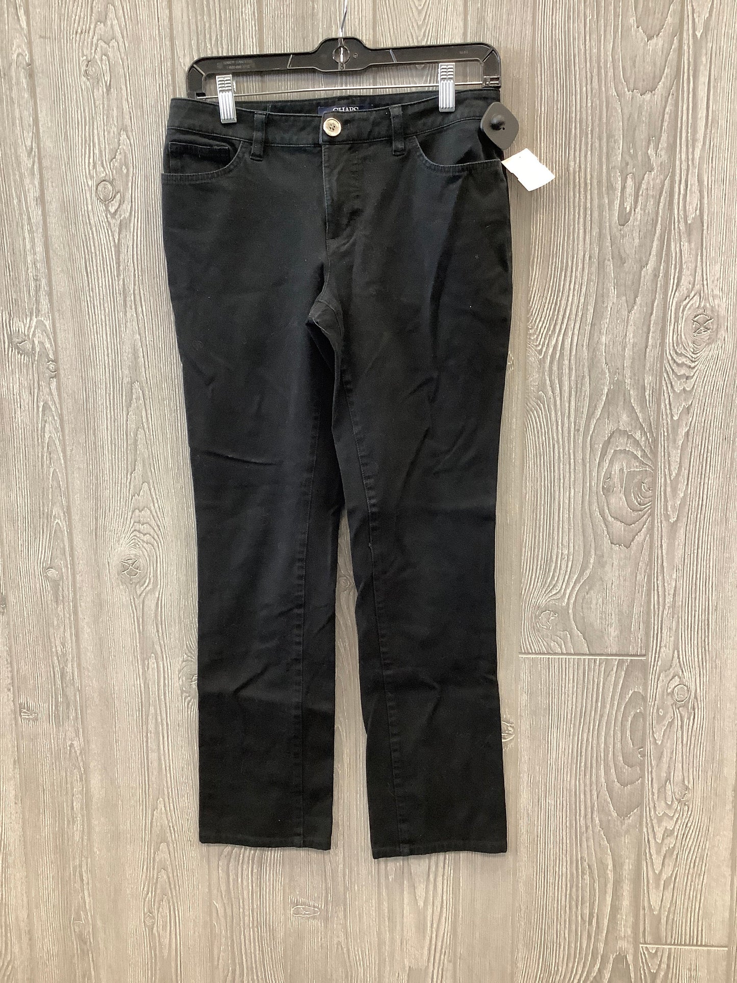 Black Jeans Boot Cut Chaps, Size 4