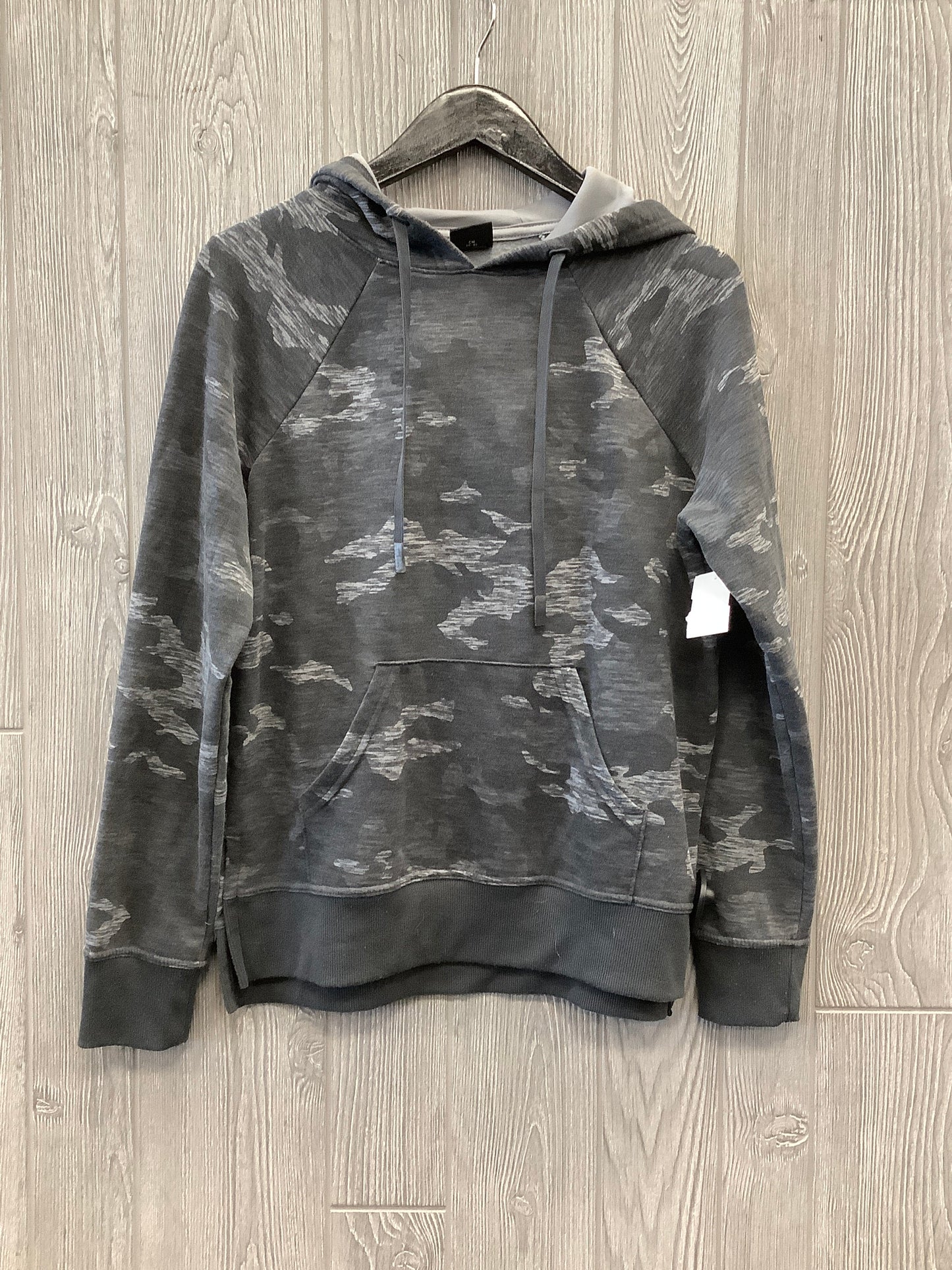 Athletic Sweatshirt Hoodie By Athletic Works In Camouflage Print, Size: S