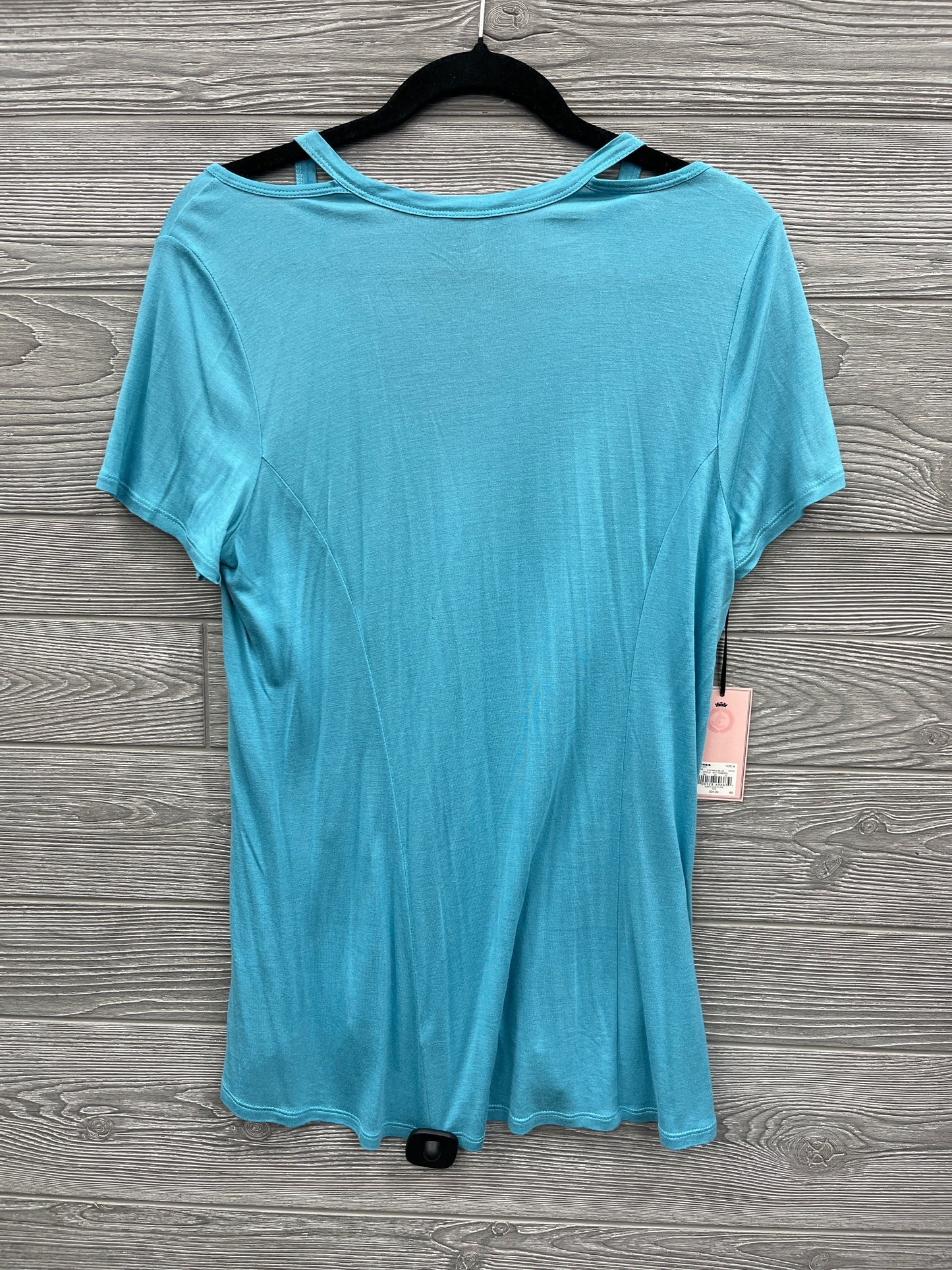 Top Short Sleeve By Juicy Couture In Aqua, Size: M