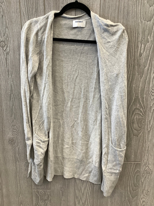 Sweater Cardigan By Old Navy In Grey, Size: S