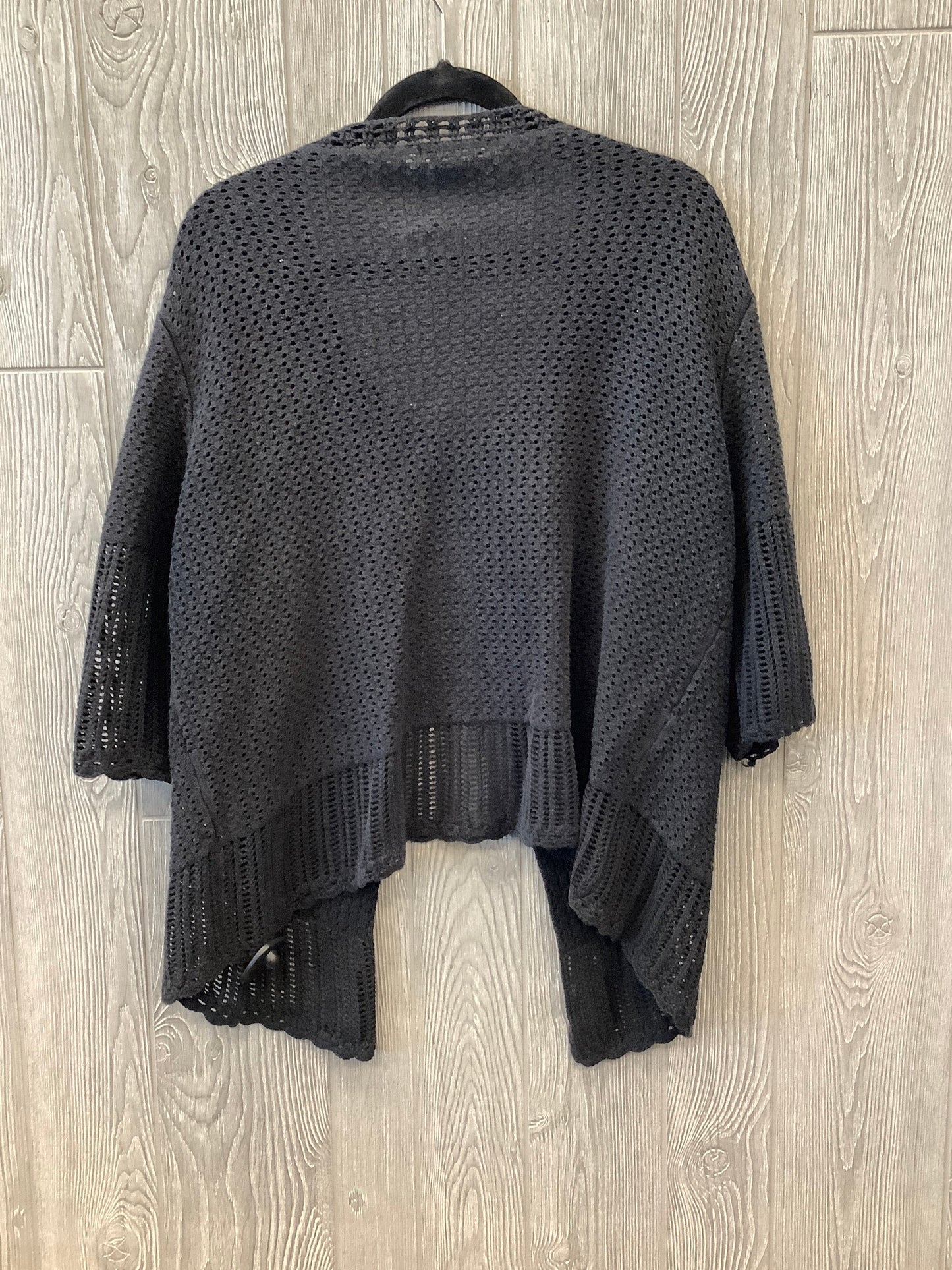 Sweater Cardigan By Dressbarn In Black, Size: 1x