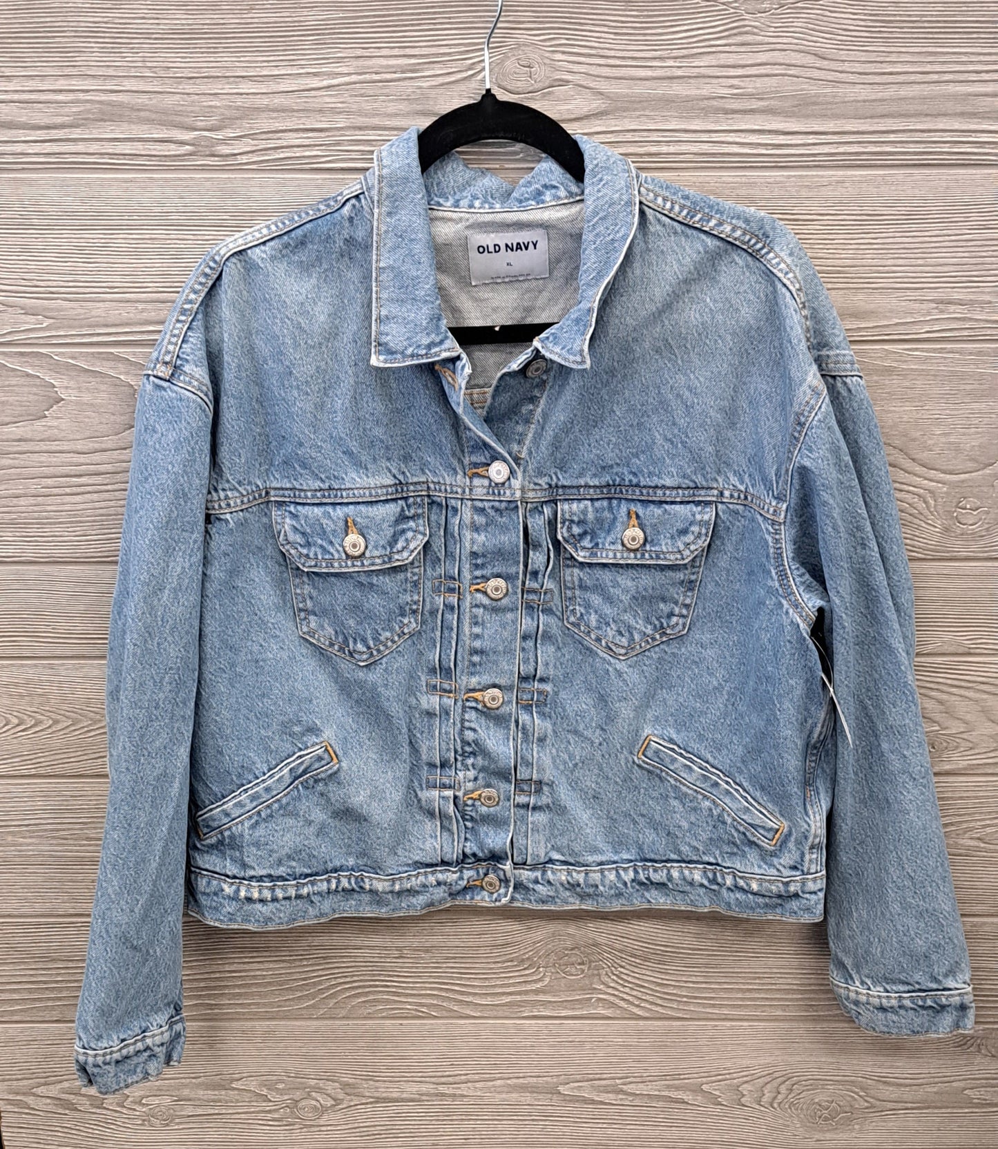 Jacket Denim By Old Navy In Blue Denim, Size: Xl