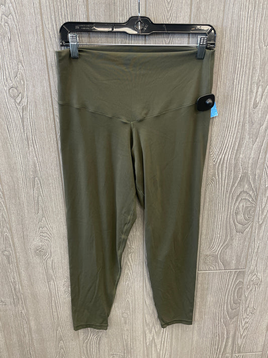 Athletic Leggings By Aerie In Green, Size: Xl