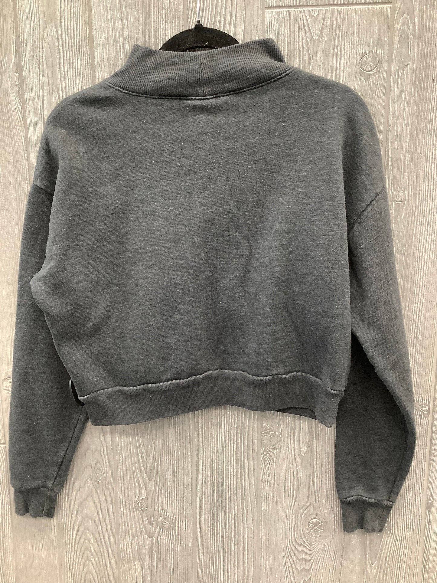 Sweatshirt Collar By Wild Fable In Grey, Size: M