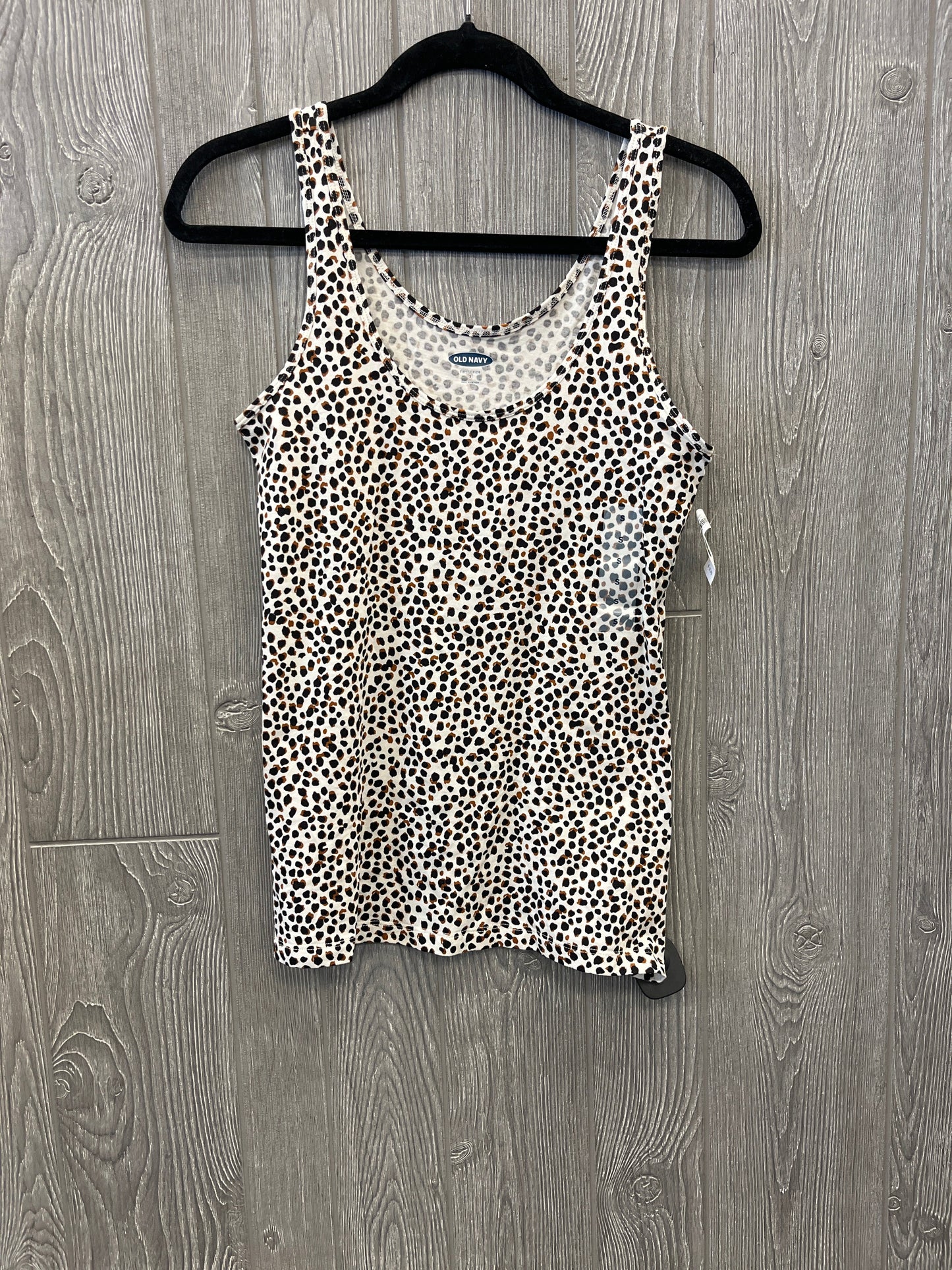 Top Sleeveless By Old Navy In Animal Print, Size: S