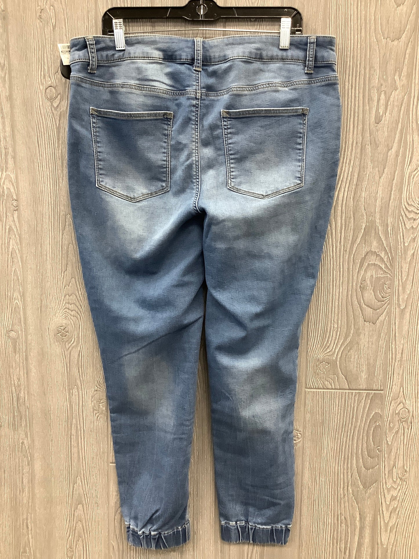 Jeans Straight By Maurices In Blue Denim, Size: 18