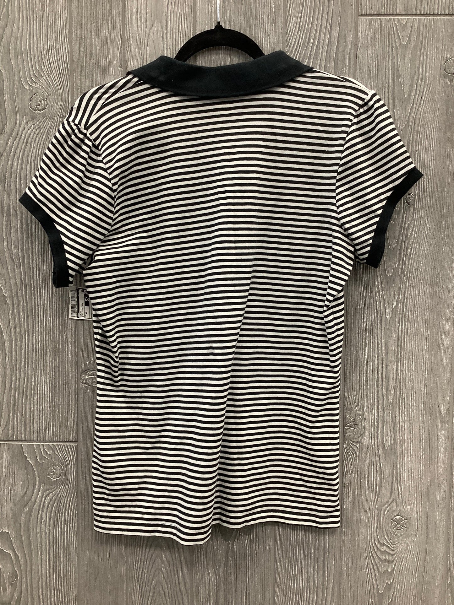 Top Short Sleeve By Ana In Striped Pattern, Size: Xl