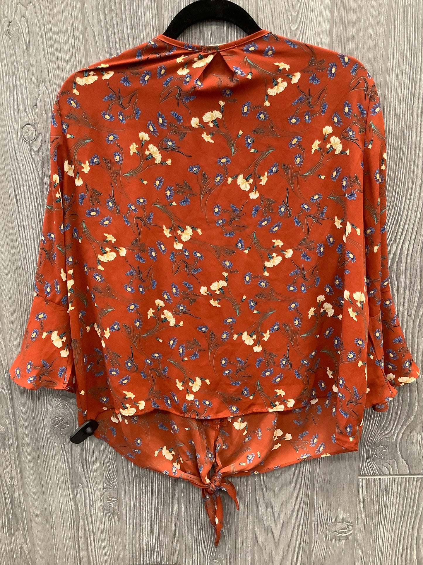 Top 3/4 Sleeve By Sienna Sky In Orange, Size: L