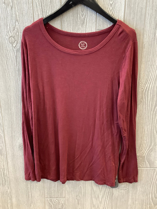 Top 3/4 Sleeve By Maurices In Red, Size: L