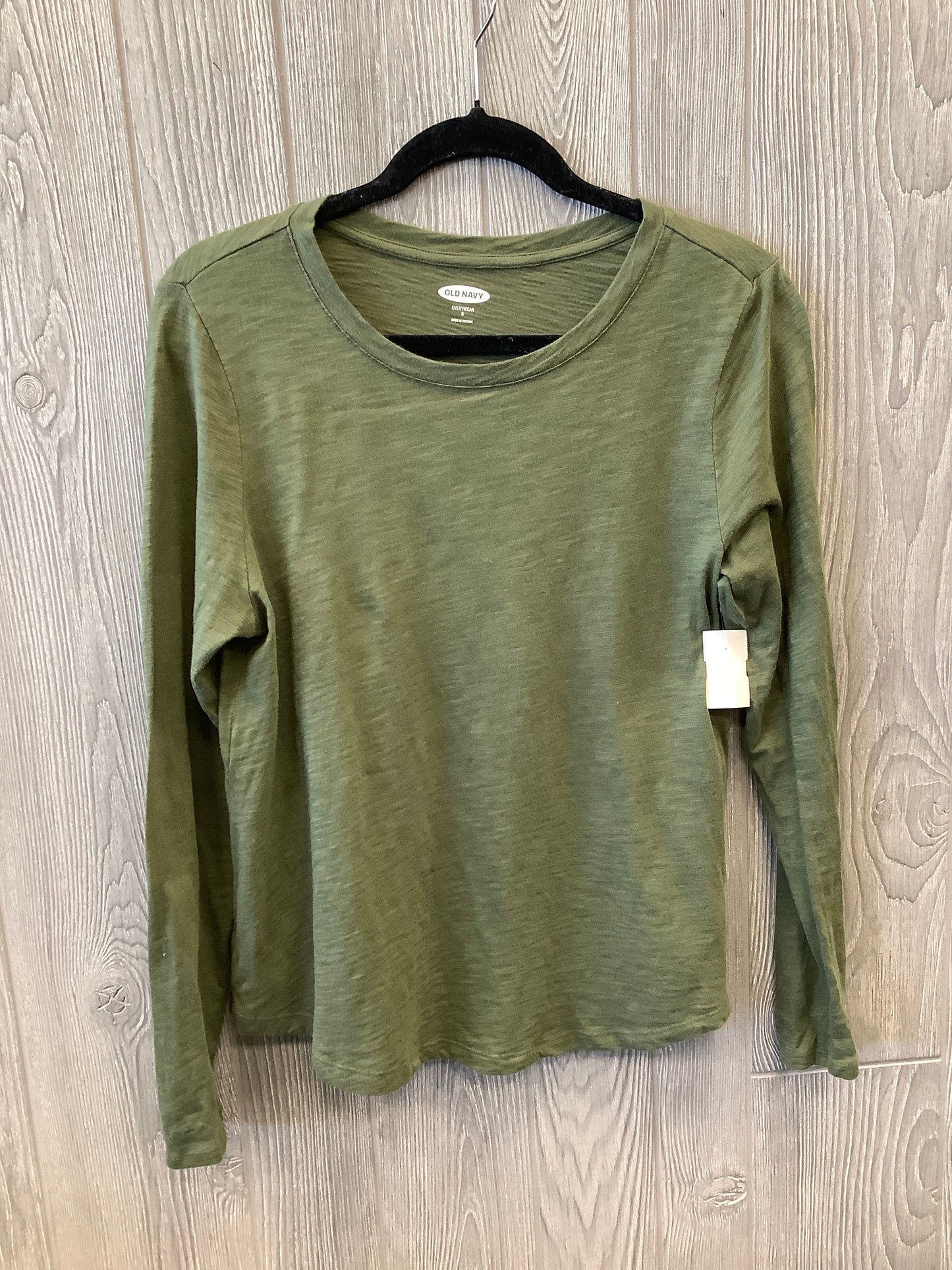 Top Long Sleeve By Old Navy In Green, Size: S