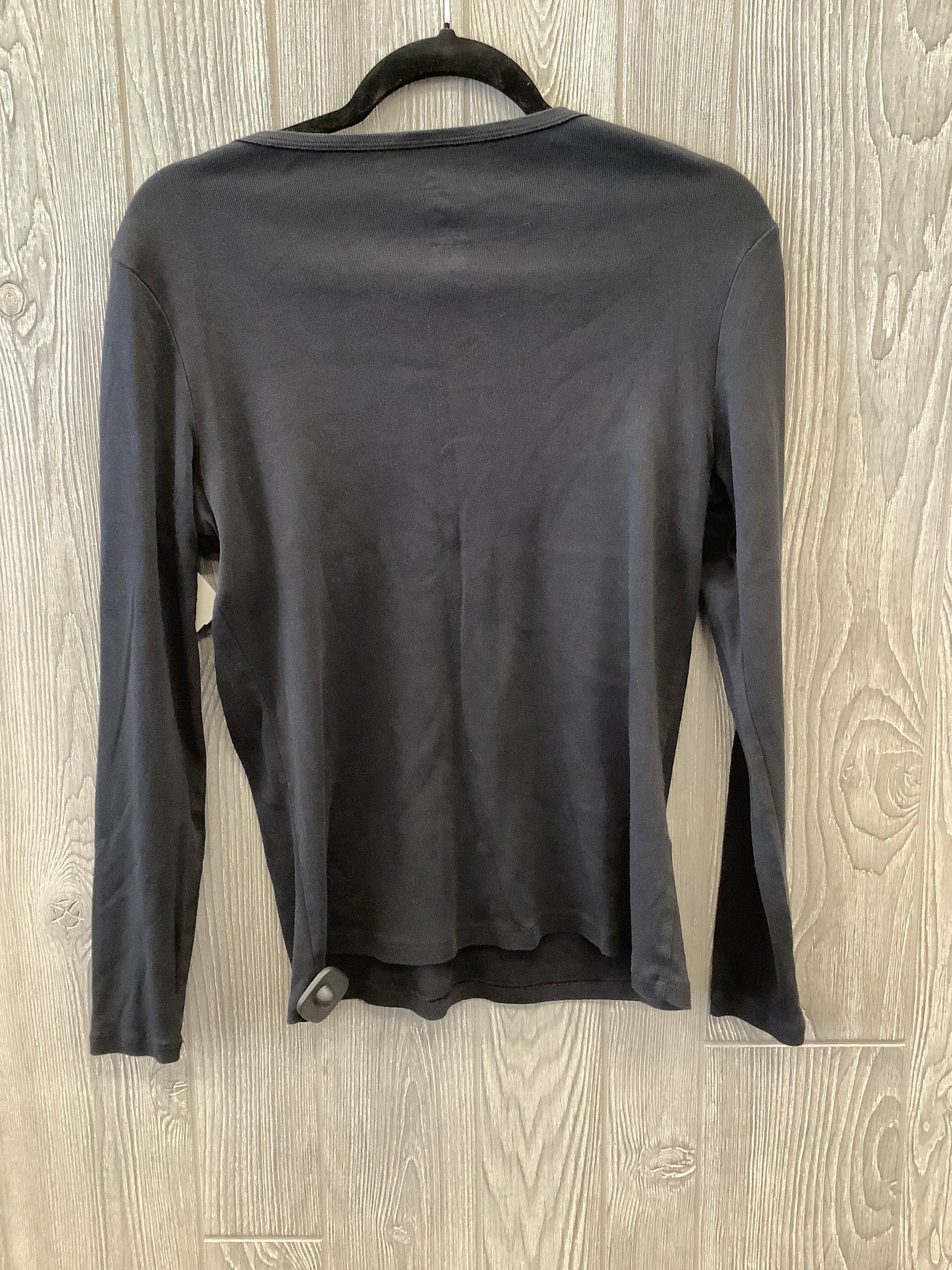 Top Long Sleeve Basic By St Johns Bay In Black, Size: M