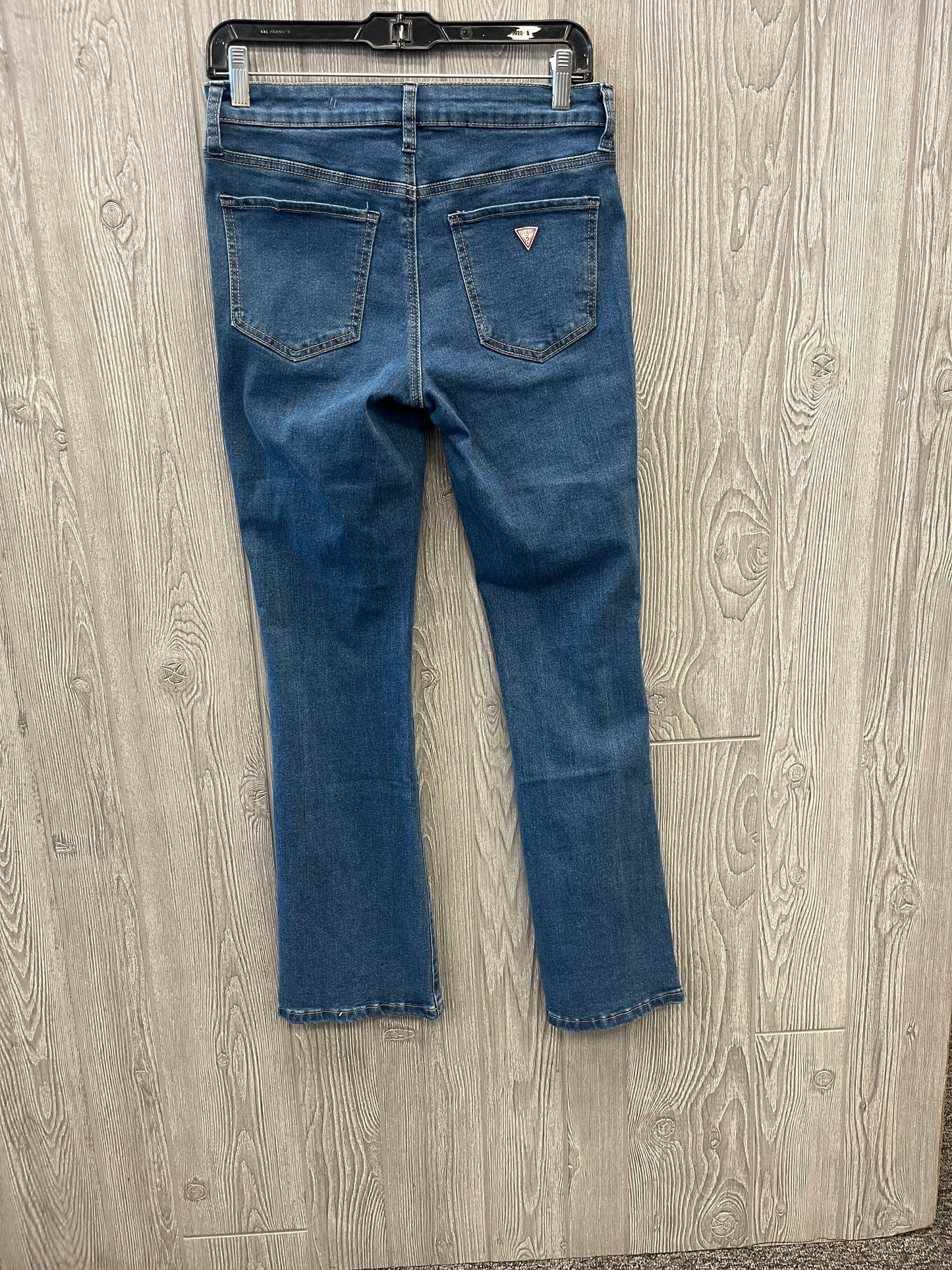 Jeans Boot Cut By Guess In Blue Denim, Size: 4