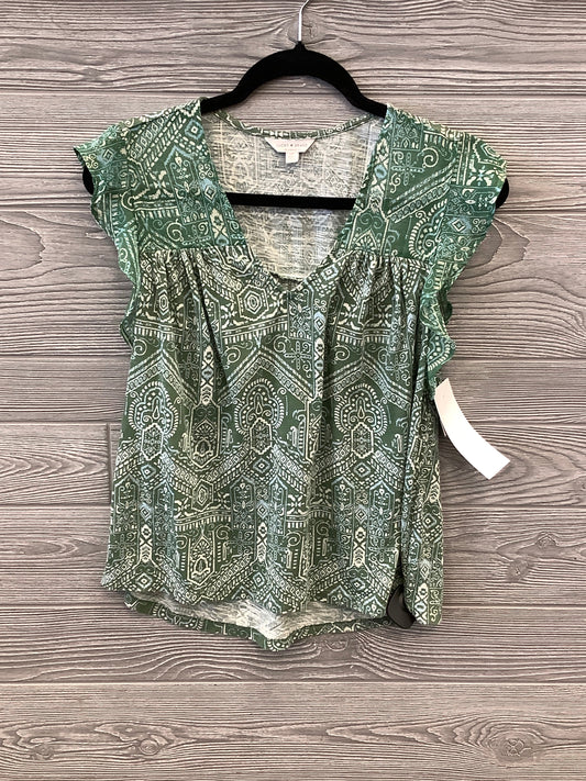 Top Sleeveless By Lucky Brand In Green, Size: Sp