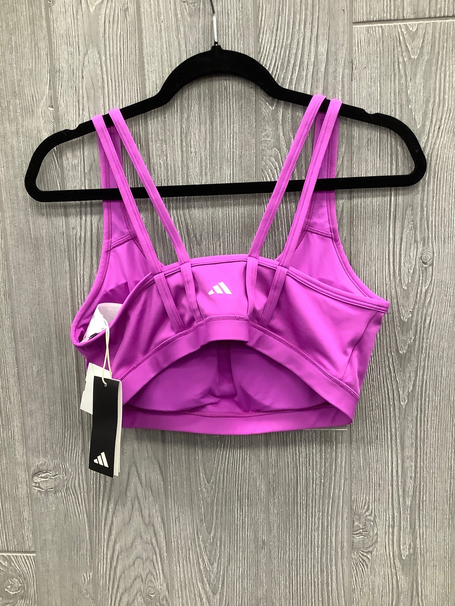 Athletic Bra By Adidas In Purple, Size: Xl