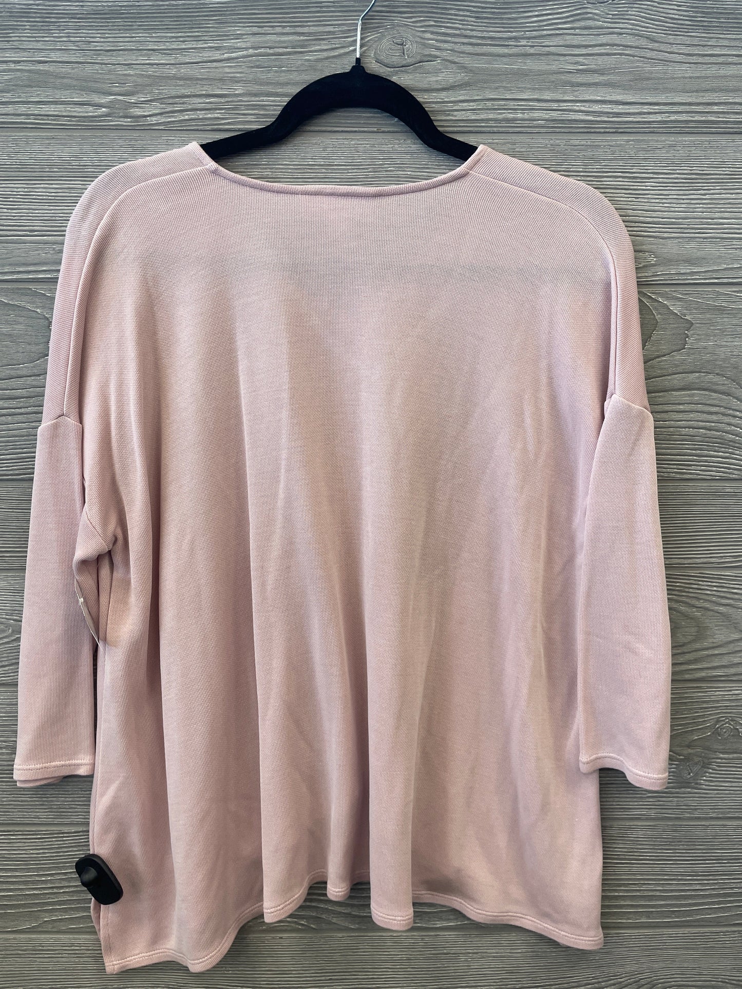 Top 3/4 Sleeve By J. Jill In Pink, Size: Mp