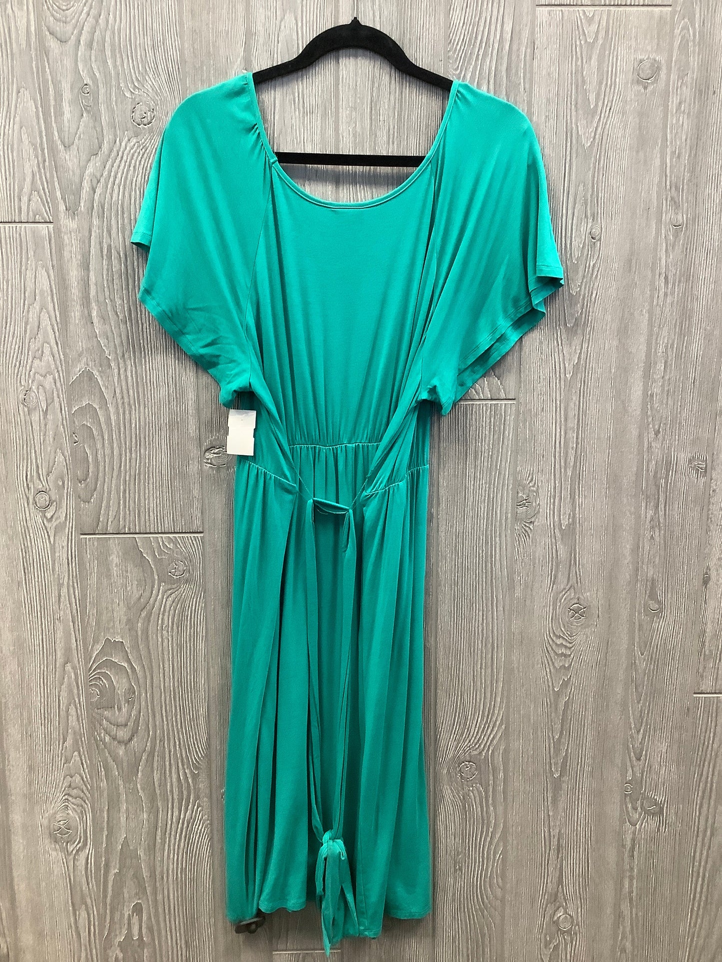 Dress Casual Midi By Merona In Teal, Size: Xxl