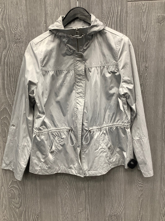 Jacket Other By Zenergy By Chicos In Silver, Size: M