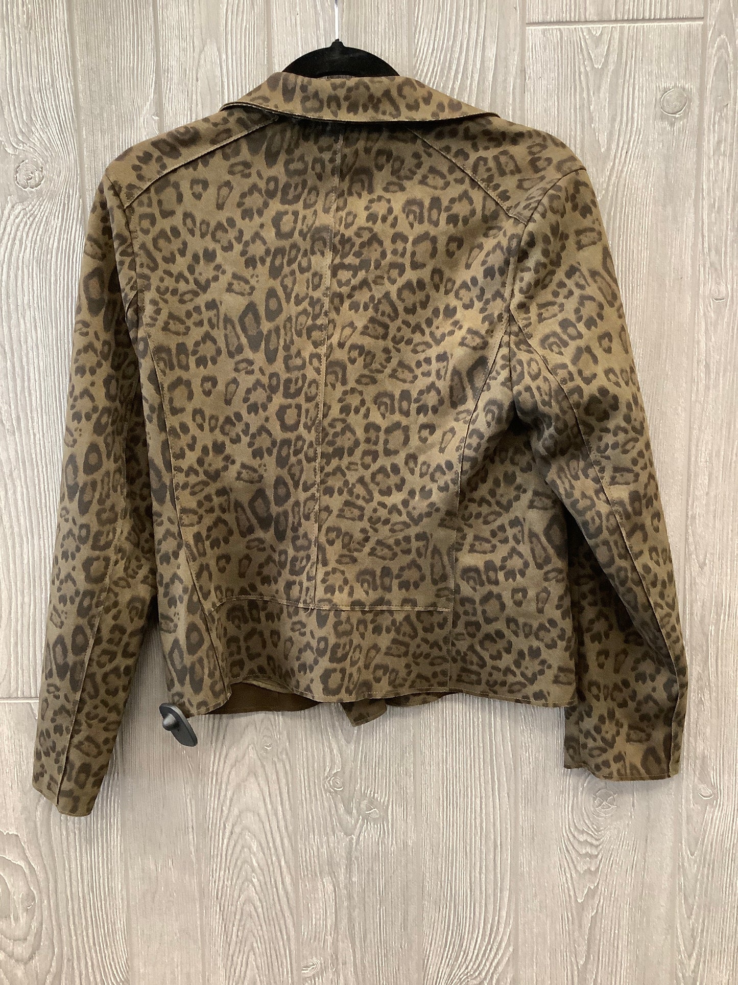 Jacket Moto By Catherine Malandrino In Animal Print, Size: S