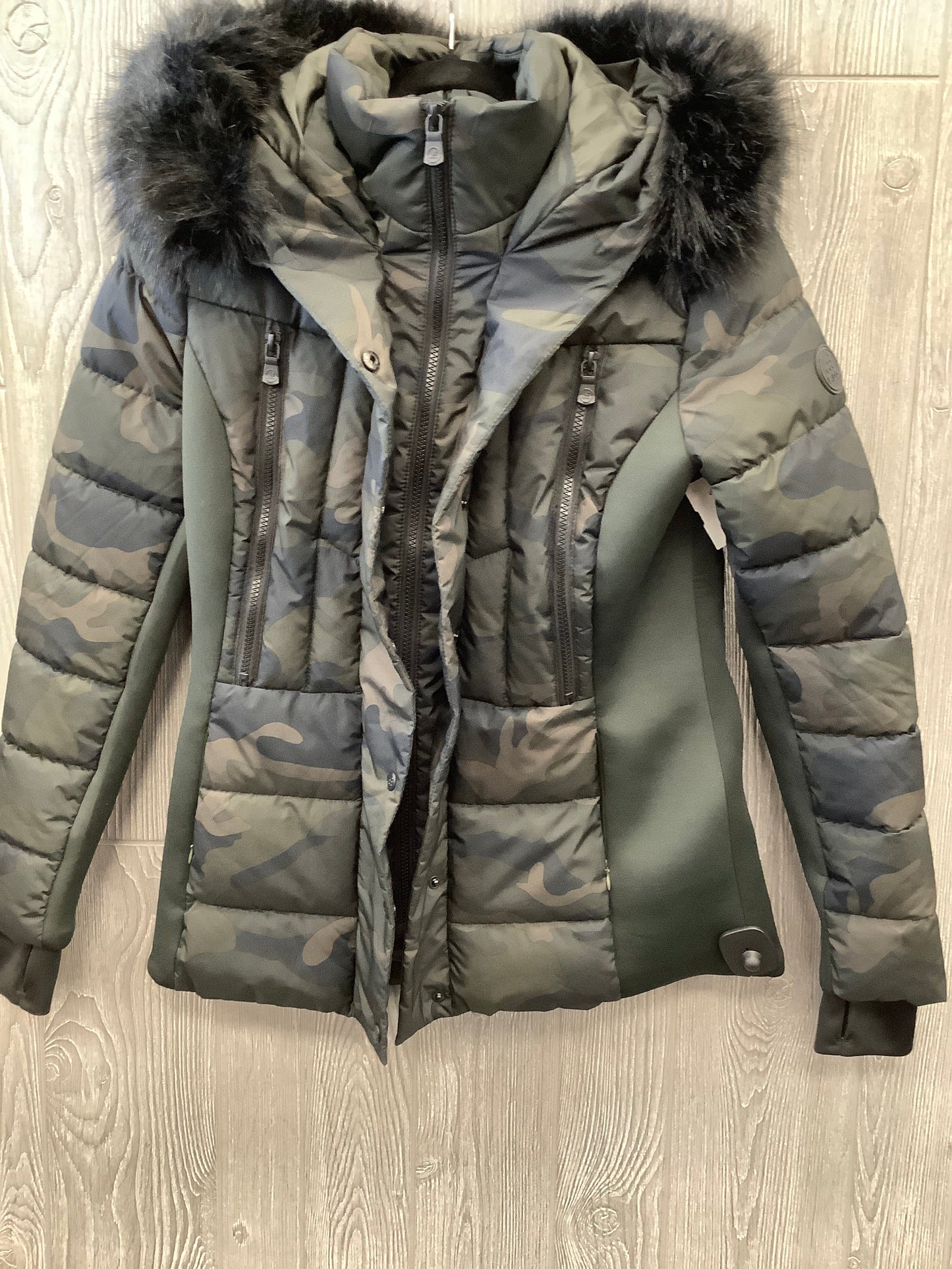 Coat Puffer & Quilted By Clothes Mentor In Camouflage Print, Size: M