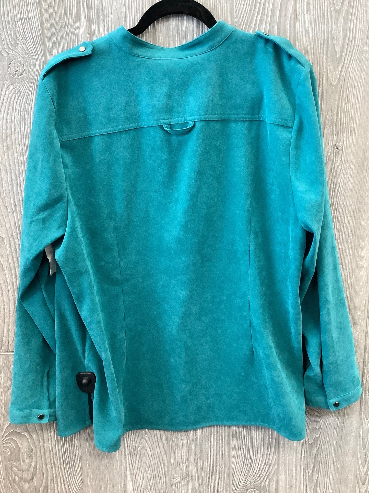 Blazer By Cj Banks In Green, Size: 1x