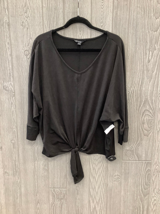 Top Long Sleeve By Zac And Rachel In Black, Size: 3x