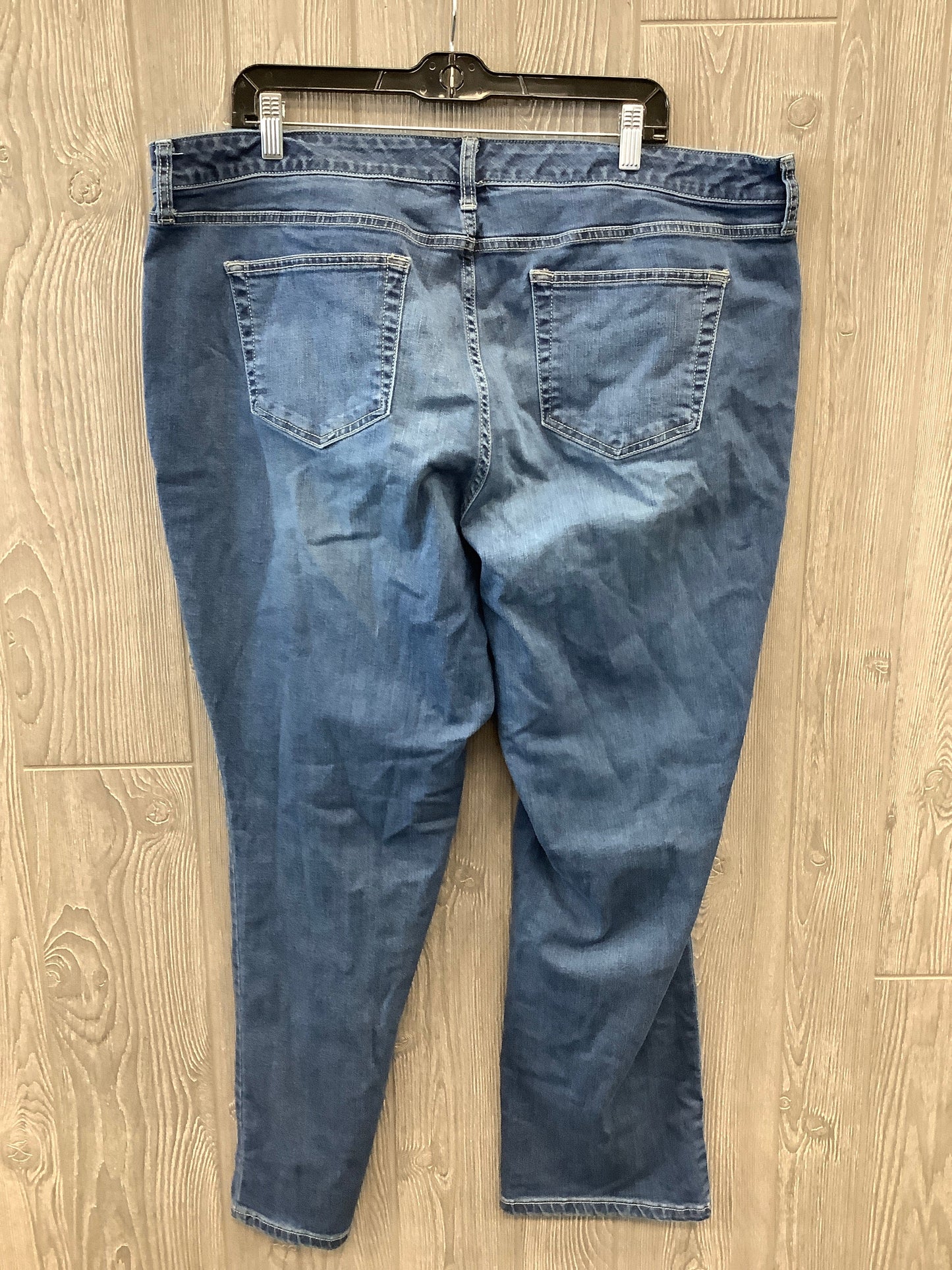 Jeans Straight By St Johns Bay In Blue Denim, Size: 20