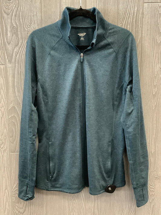 Athletic Jacket By Old Navy In Green, Size: Xl