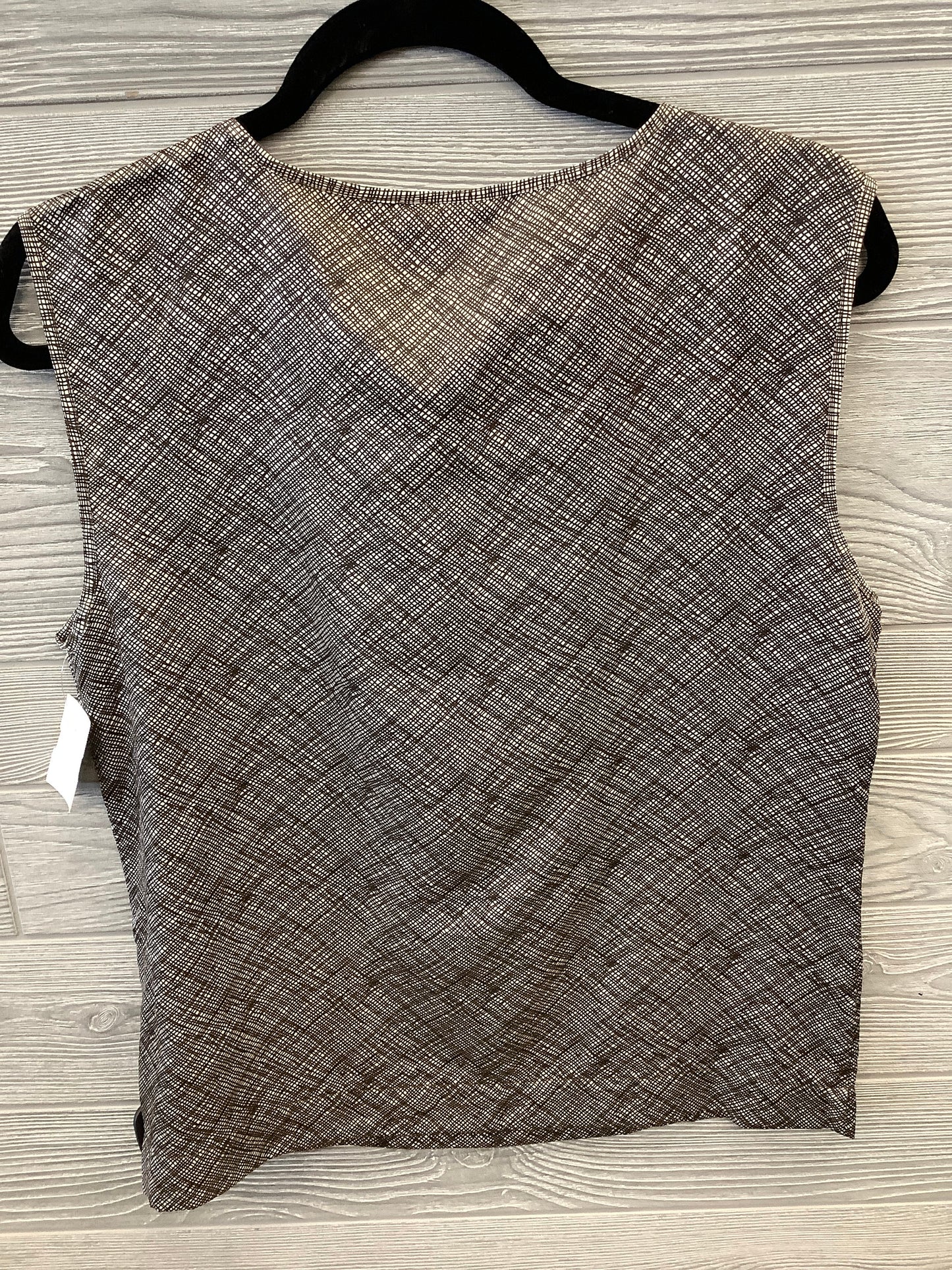 Top Sleeveless By Talbots In Brown, Size: M