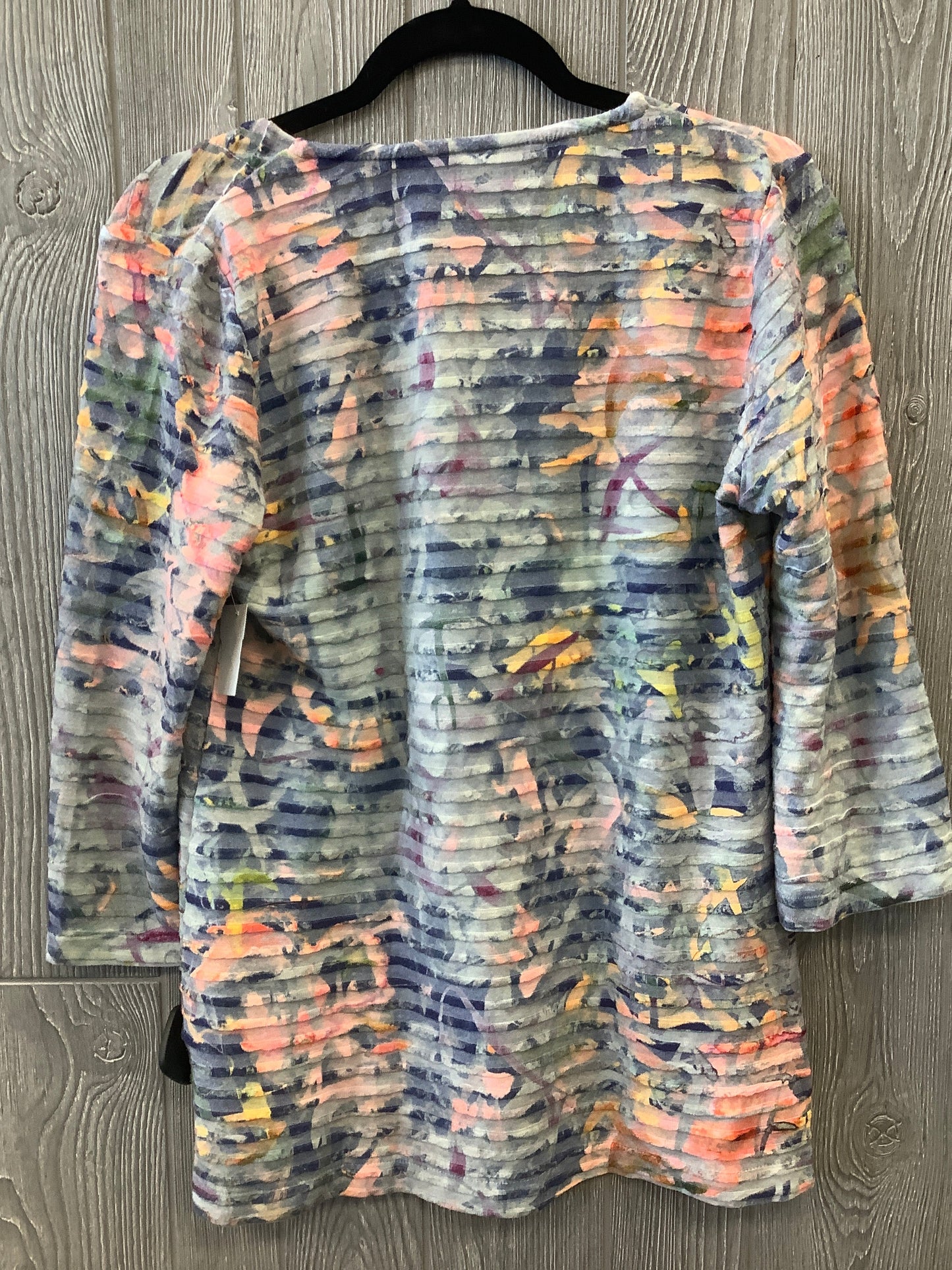 Top 3/4 Sleeve By Soft Surroundings In Multi-colored, Size: M