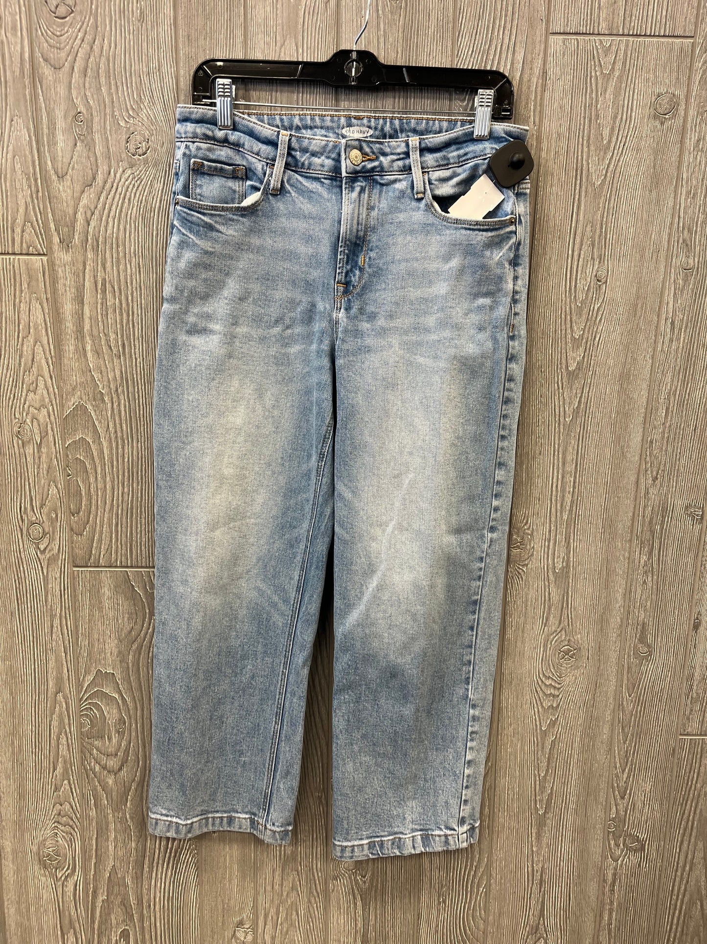 Jeans Wide Leg By Old Navy In Blue Denim, Size: 8