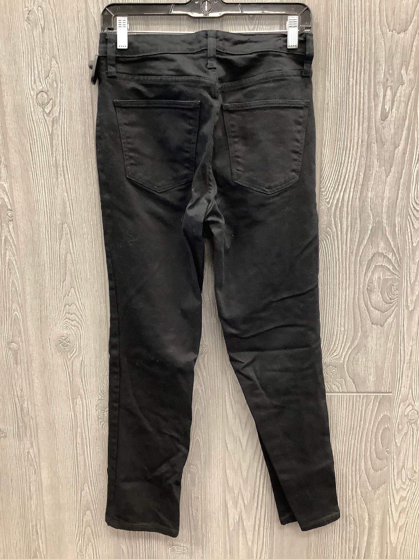 Jeans Straight By Universal Thread In Black Denim, Size: 4