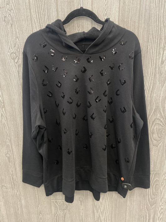 Top Long Sleeve By Lane Bryant In Black, Size: 3x