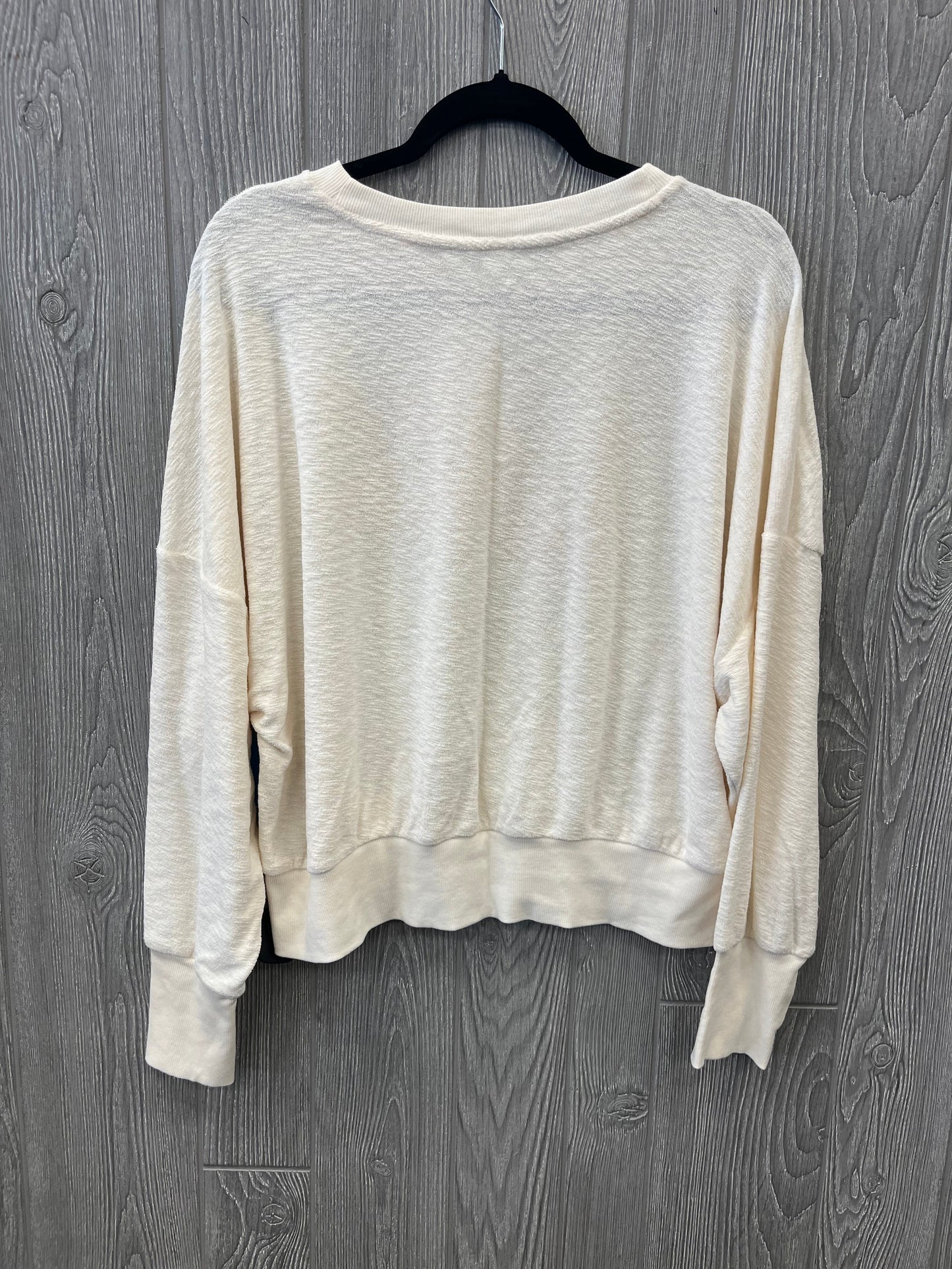 Top Long Sleeve By Old Navy In Cream, Size: Xl