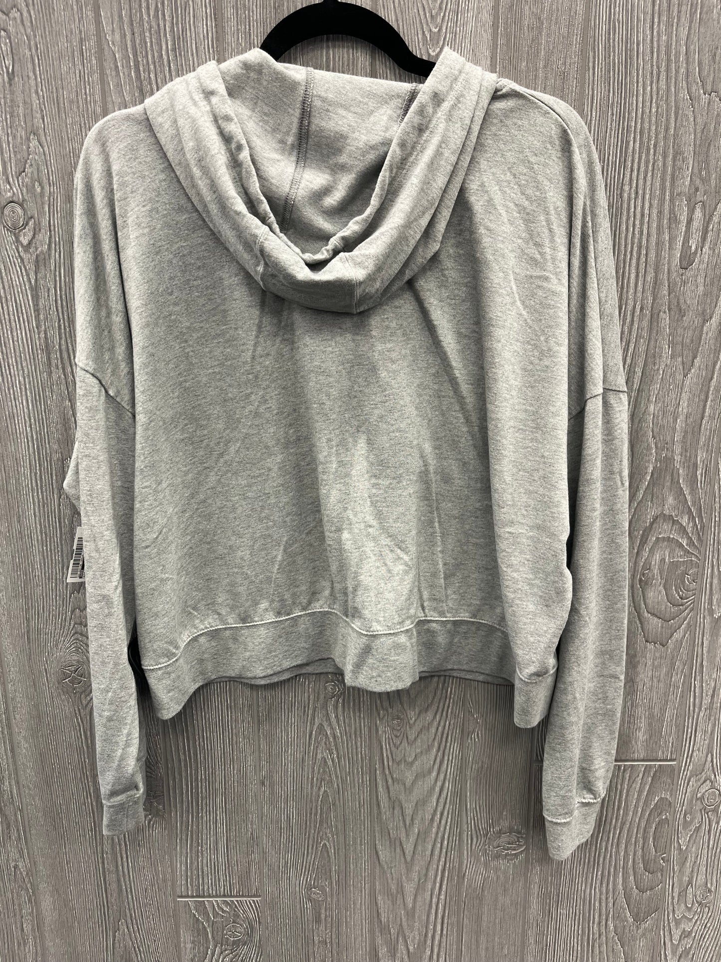 Athletic Sweatshirt Hoodie By Nike In Grey, Size: Xl