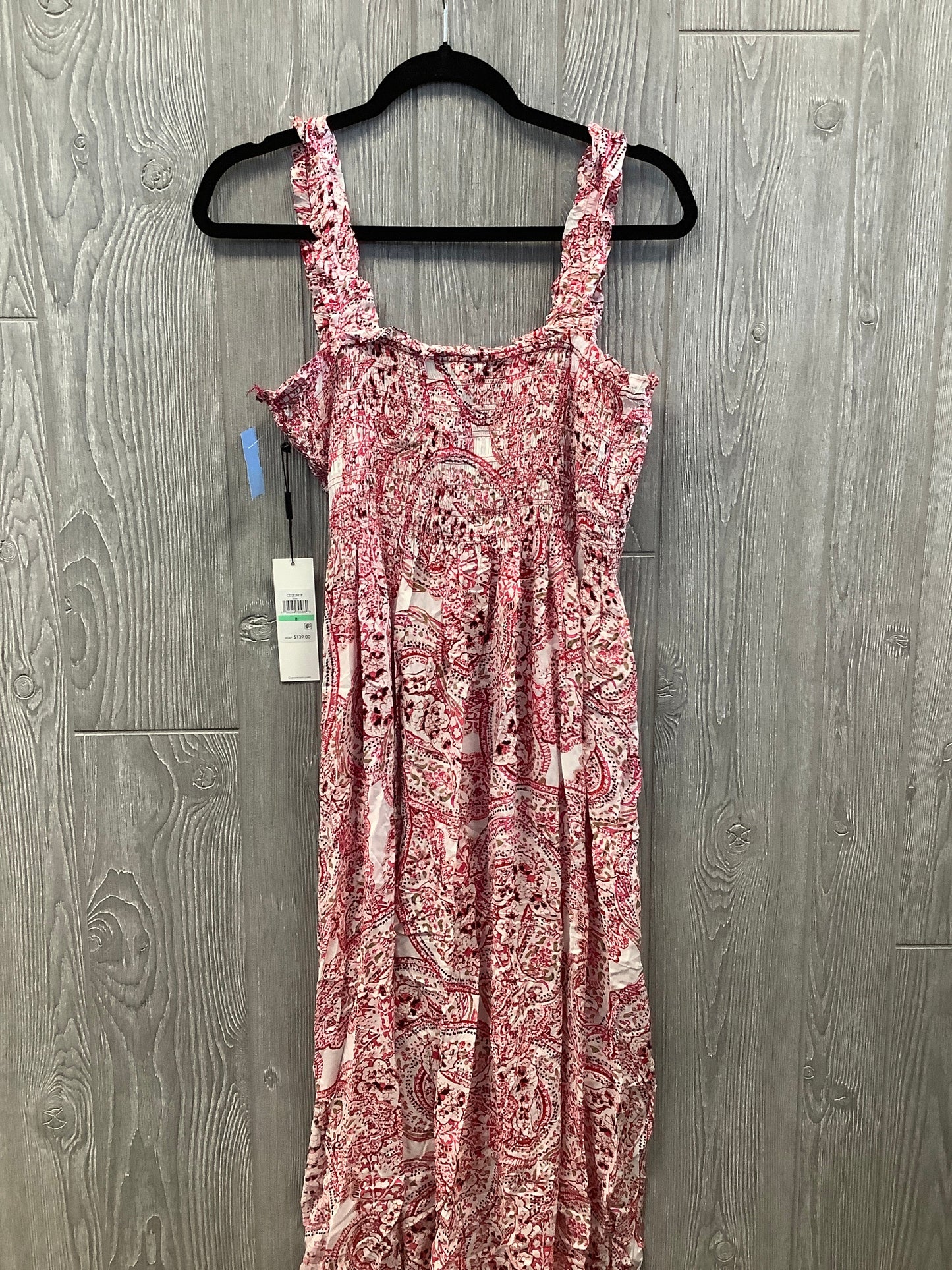 Dress Casual Maxi By Calvin Klein In Red, Size: M