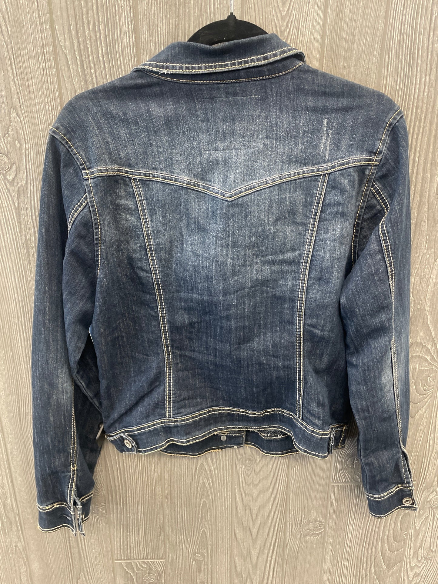 Jacket Denim By Maurices In Blue Denim, Size: L