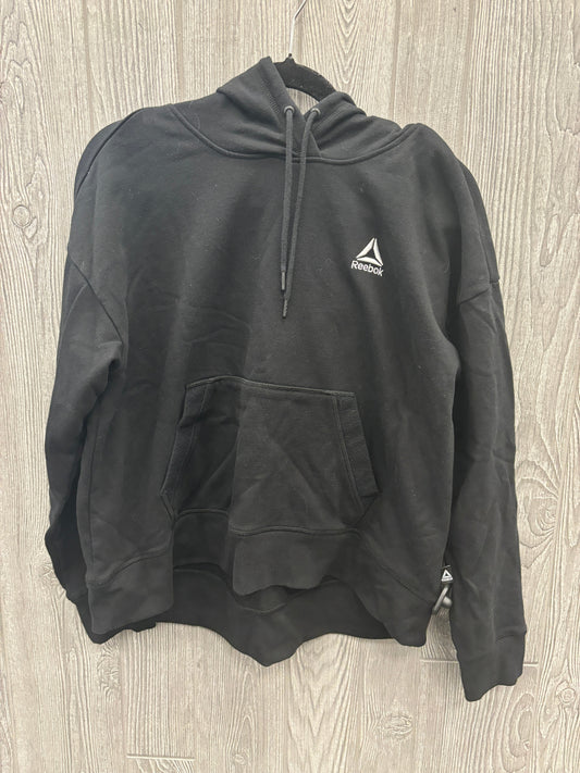 Athletic Sweatshirt Hoodie By Reebok In Black, Size: Xl